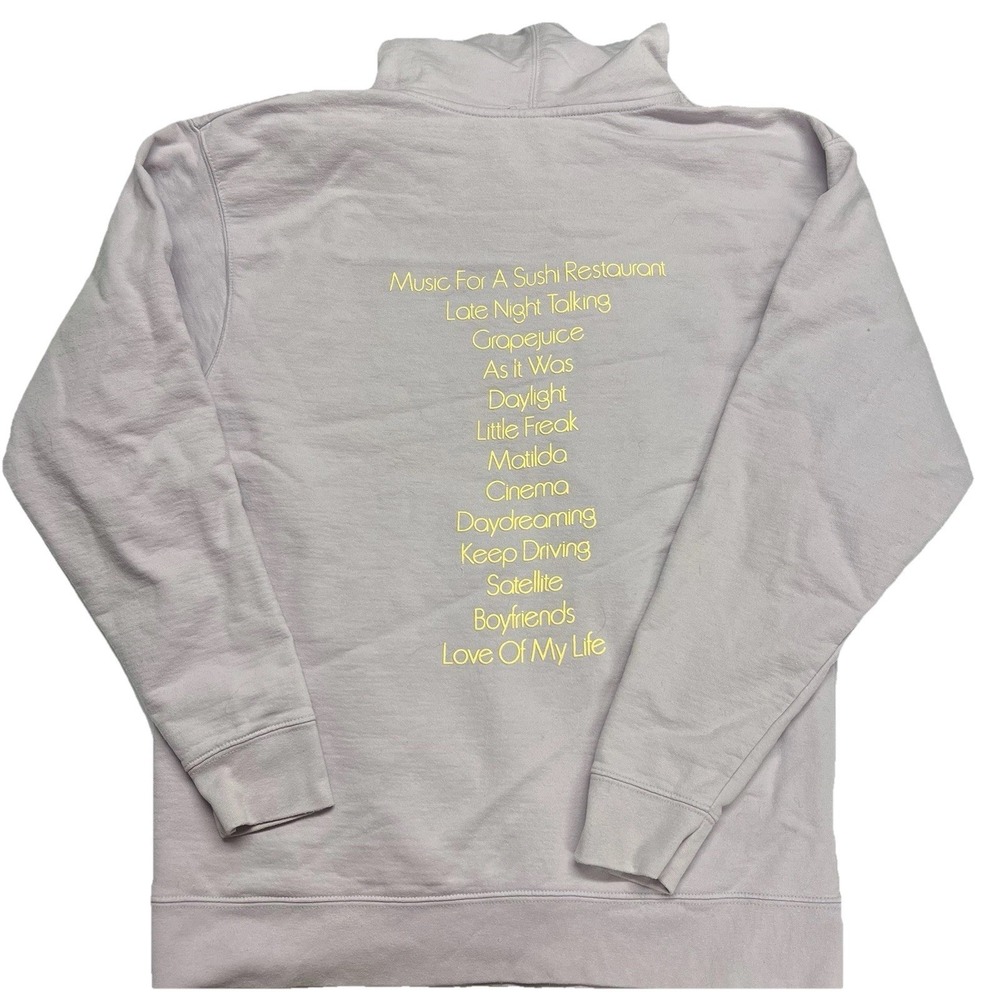 Harry Styles House Hoodie Womens L Love On Tour Lavender Hooded Sweatshirt Cozy - Picture 6 of 9